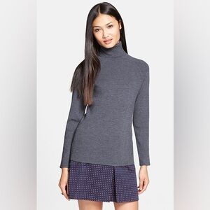Tory Burch Evangeline Merino Wool Blend Turtleneck